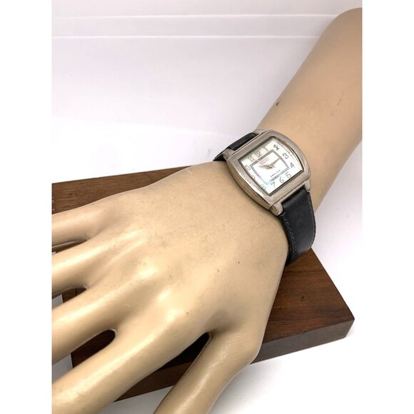 Ecclissi Women's Watch 22590 Quartz Sterling Silver Case Mother of Pearl Dial - Picture 4 of 13